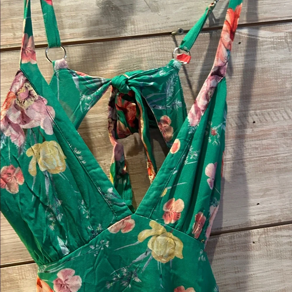 YUMI KIM TRACY Wonderful World Green maxi dress size L - Picture 5 of 14